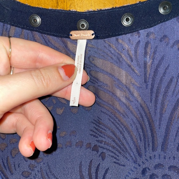 FREE PEOPLE Velvet Mini Dress - Picture 2 of 5